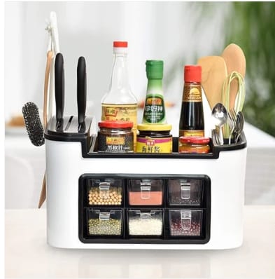 Multifunctional Kitchen Storage Organizer Rack
