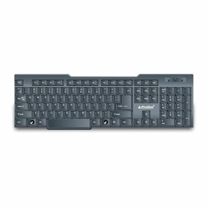 ProDot 207 USB Wired Keyboard/Spill Resistant /104 Keys - Keyboard for Computer/Laptop/Gaming Keyboard
