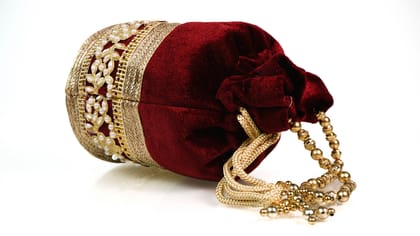 Handcrafted Drawstring Pouch (Potali) | Traditional Indian Potli Bag
