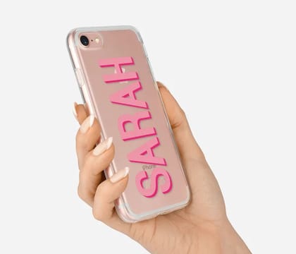 Dual Colored Name Custom Slim Soft Cases-Z