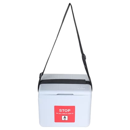 FAIRBIZPS Mini Vaccine Carrier Box with 2 Ice Pack Temperature Controller Vaccine Storage Box- 0.90 Ltr (Grey) FAIRBIZPS Mini Vaccine Carrier Box with 2 Ice Pack Temperature Controller Vaccine Storage Box- 0.90 Ltr (Grey)