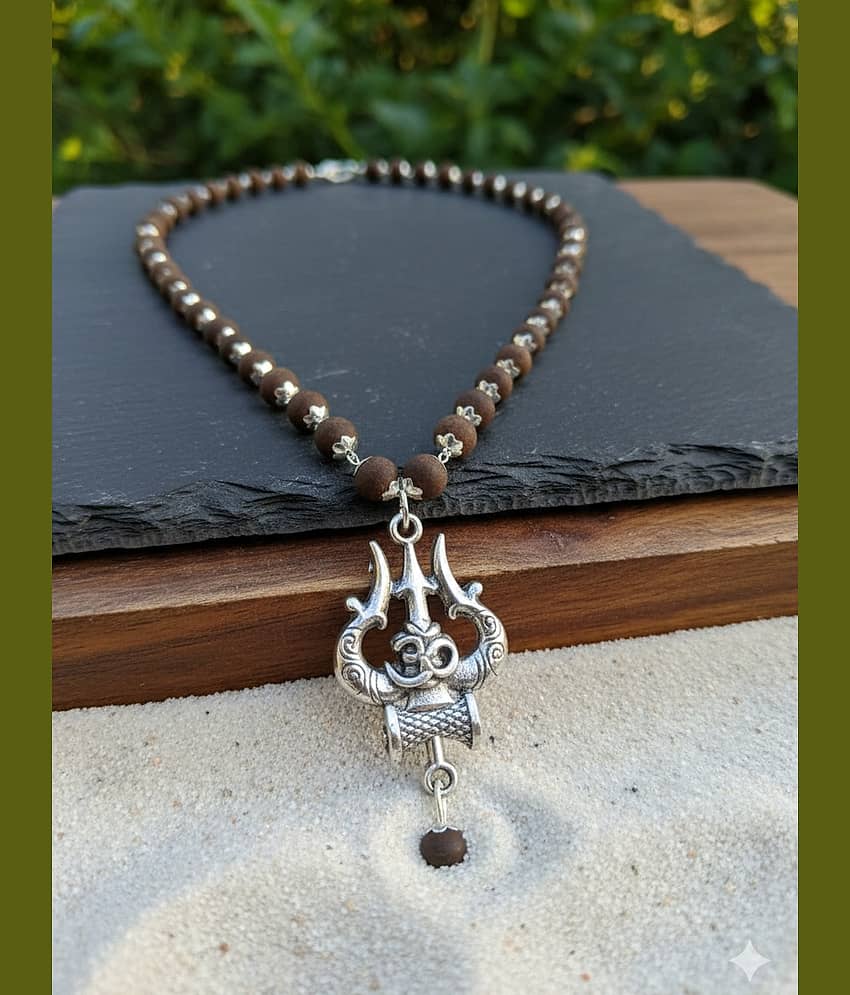 MGSV Brown Men's Religious Mala ( Pack of 1 )