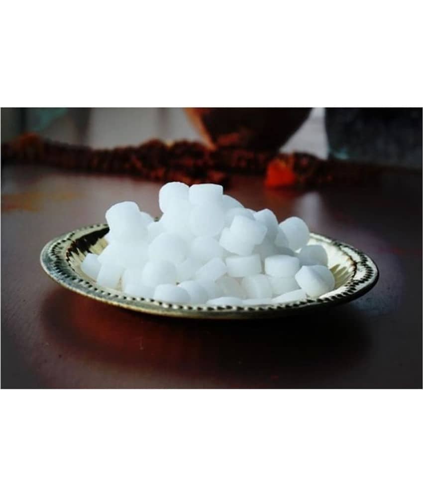 Pure Camphor Tablets DESI Kapoor for Kapur dani, Puja, Aarti, Electric Diffusers 400 gm