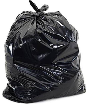 Black Medium Dustbin Covers - 60 Pcs