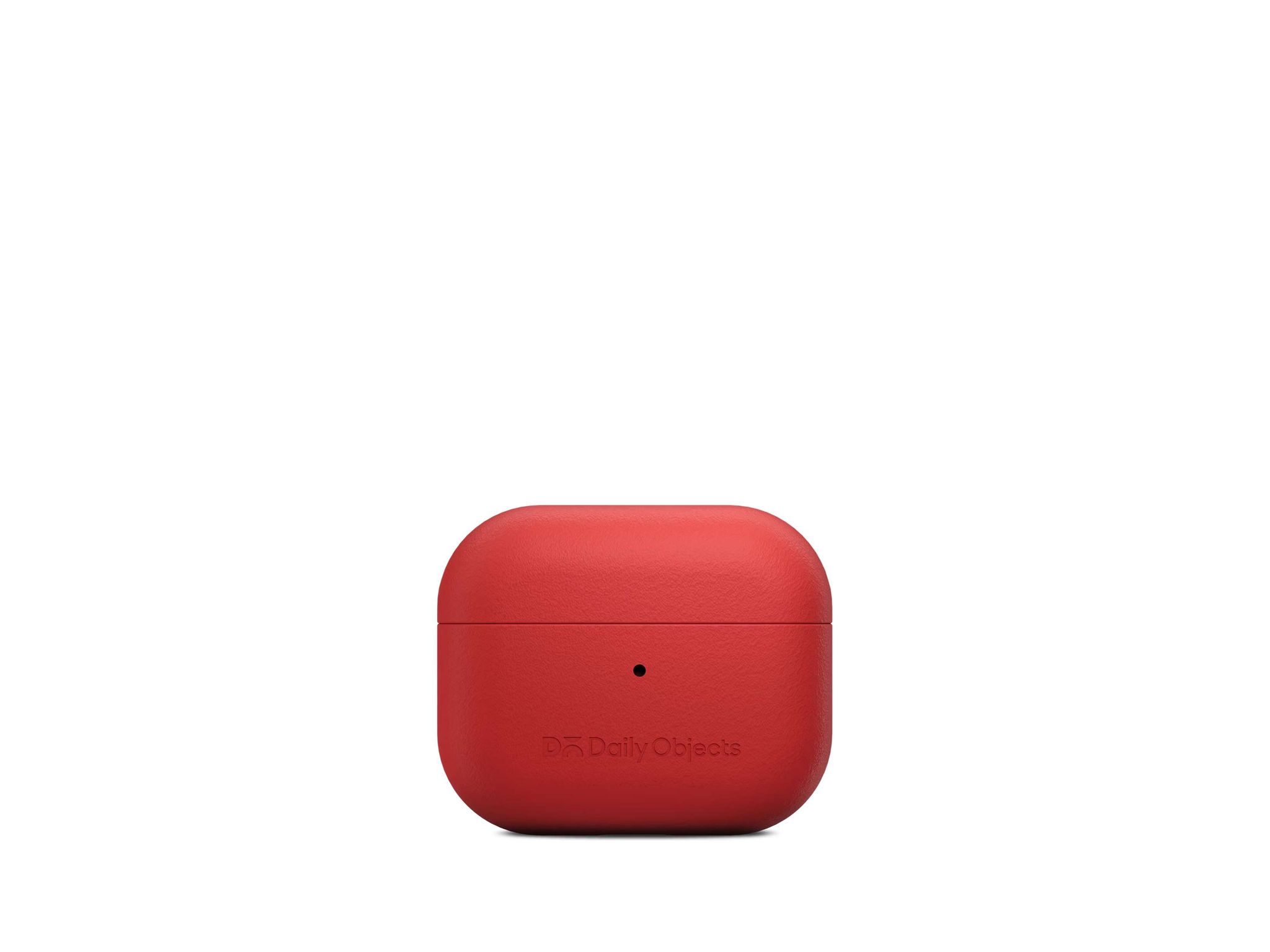 DailyObjects Leatherite AirPods Pro 2 Case Cover - Crimson