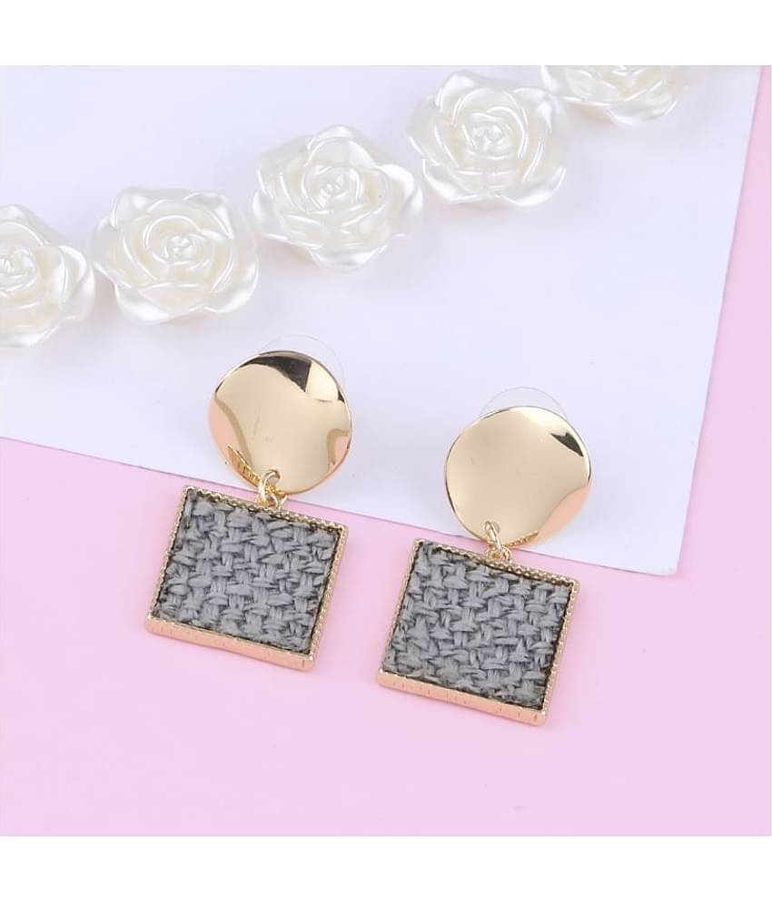 SILVER SHINE  Gold Plated Charm Designer Earring For Women Girl