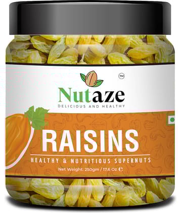 Nutaze Premium Raisins 250g | Rare Indian Raisins | Natural Sun Dried | 100% Authentic | 100% Natural