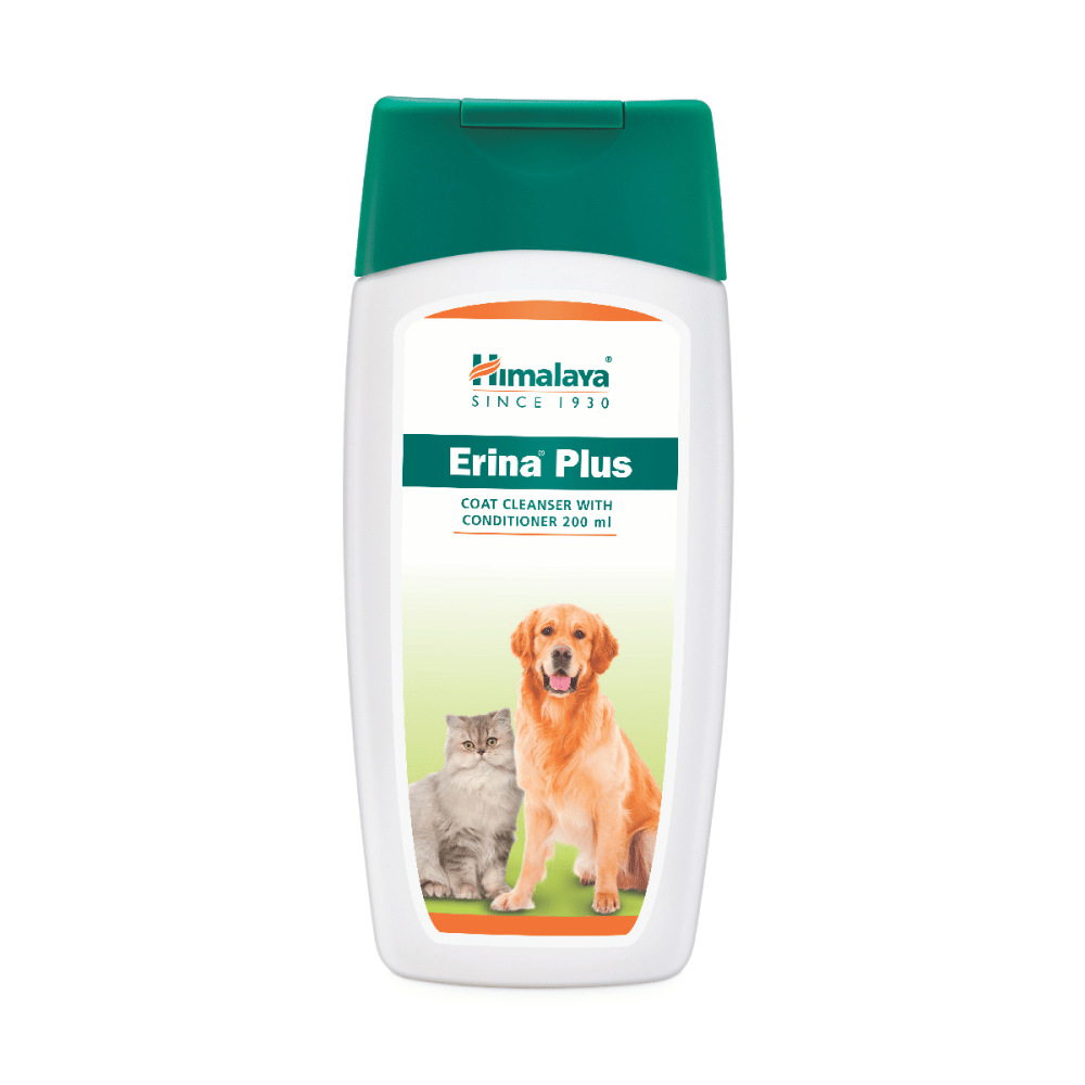 Himalaya Erina Plus Coat Cleanser with Conditioner for Dogs and Cats Himalaya Erina Plus Coat Cleanser with Conditioner for Dogs and Cats - 200mL