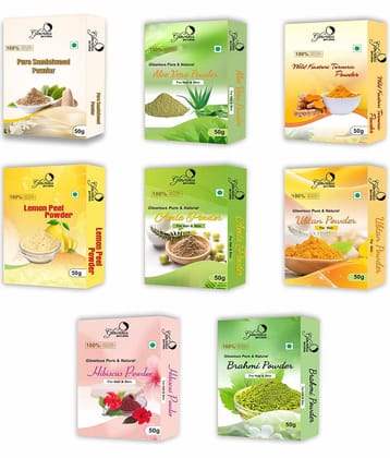 glowious - Skin Toning Face Pack for Normal Skin ( Pack of 8 )