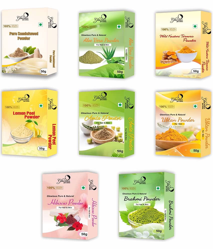 glowious - Skin Toning Face Pack for Normal Skin ( Pack of 8 )