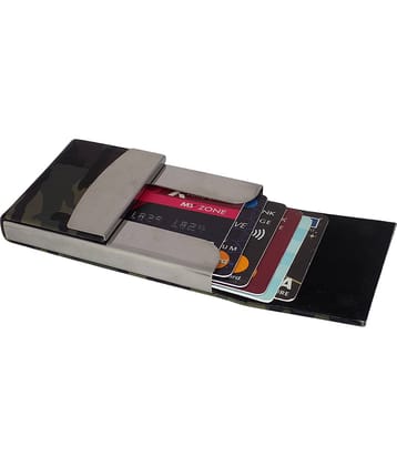 Style 98 Bi-Fold Steel Green ATM Card Holder