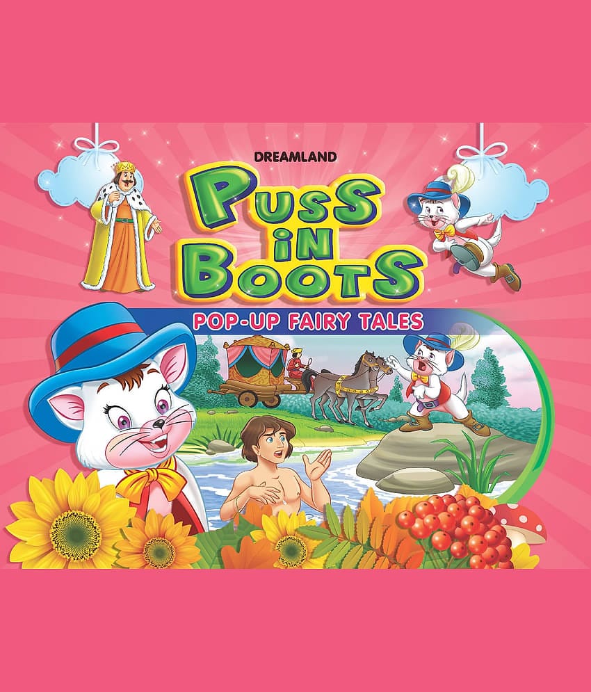 Pop-Up Fairy Tales - Puss In Boots - Story books Book