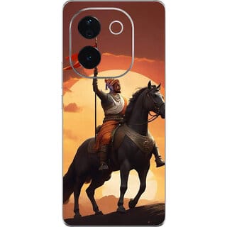 Yug Emporium Back Skin Wrap For IQOO Z9s Pro 5G Premium Quality Full Coverage (Chhava ji) (Mobile Back Cover, Multicolor)