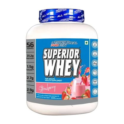 International Protein Superior Whey-2.27 kg / Strawberry