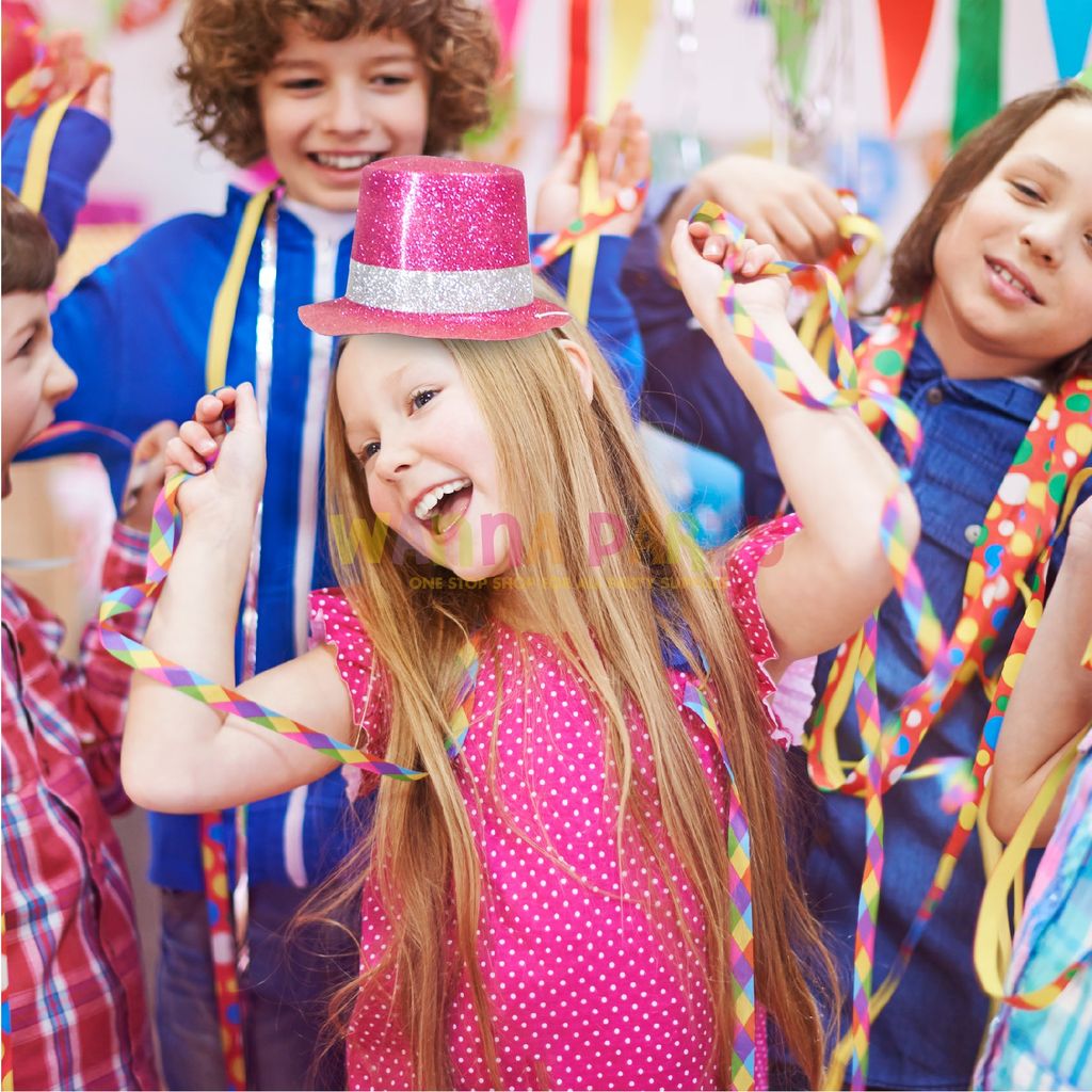 Hot Pink Round Small Top Hat