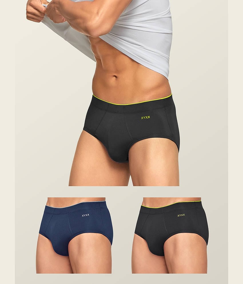 XYXX Pack of 3 Modal Briefs For Men's ( Multicolor )