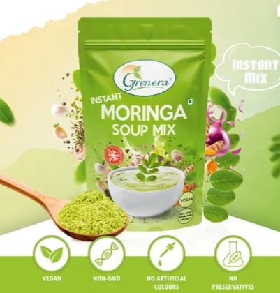 Instant Moringa Soup Mix Powder