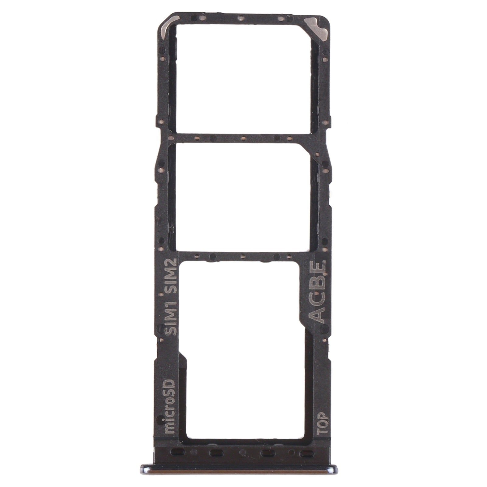 Sim Card Holder Tray for Lava Blaze 5G Black-Green