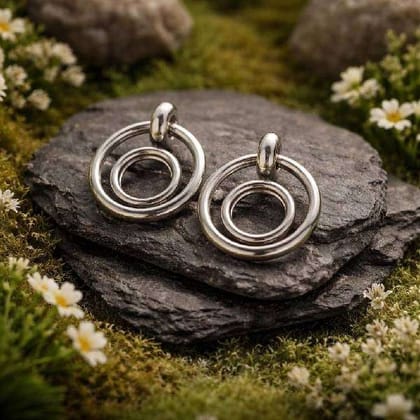 silver earing
