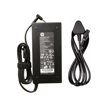 OEM HP 150W 19.5V 7.7A Smart 4.5mm AC Adapter with Blue Pin - Power Cord Included