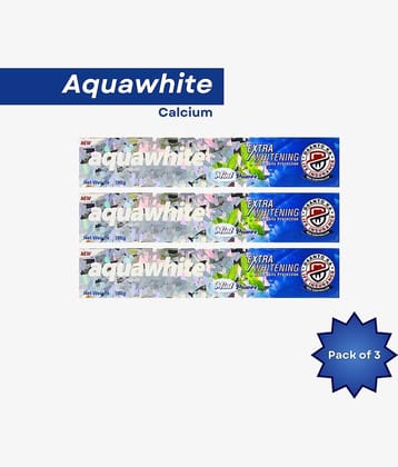 aquawhite Whitening Toothpaste Pack of 3