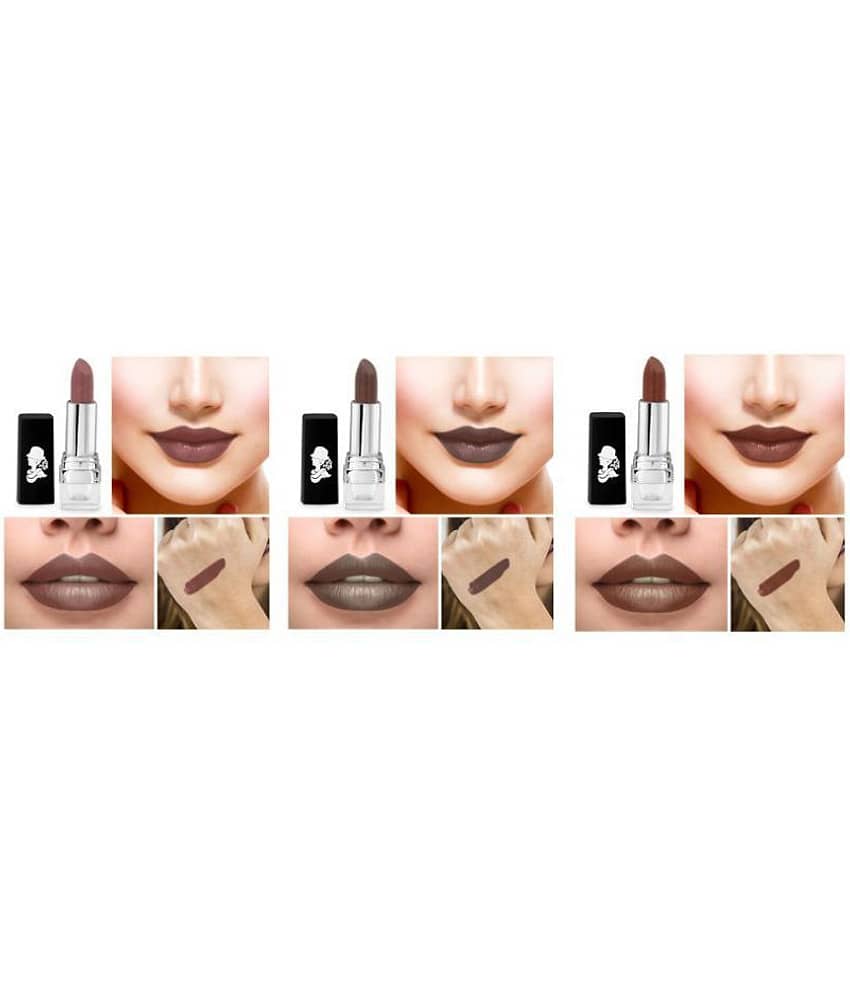 Greyon Moisturizing Lipstick 81-95-103 Multicolor Pack of 3
