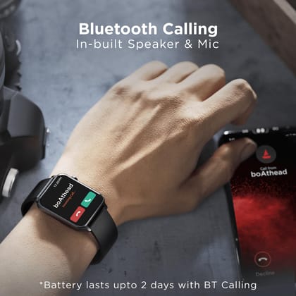 boAt Wave Call | Bluetooth Calling Smartwatch with 1.69" (4.29 cm) HD Curved Display, 150+ Watch Faces, Heart Rate & SPO2 Monitoring boAt Wave Call | Bluetooth Calling Smartwatch with 1.69" (4.29 cm) HD Curved Display, 150+ Watch Faces, Heart Rate & SPO2