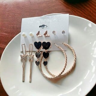 Minha pack of 6 fashion earring