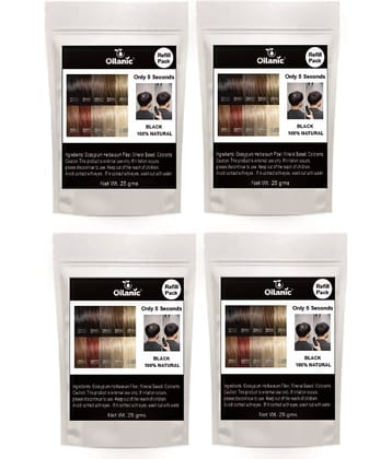 Oilanic Hair Building Fiber Hair Building Fiber 25 gm Pack of 4