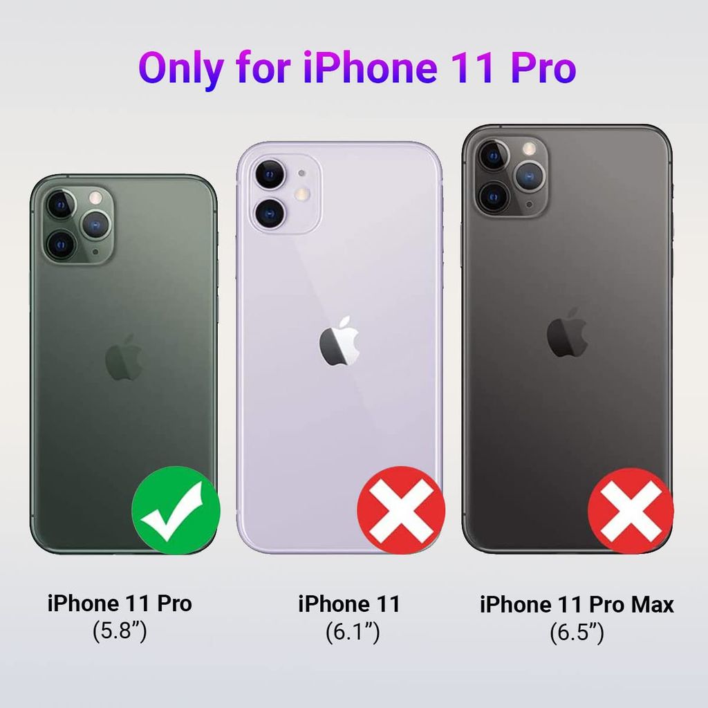 LIRAMARK Liquid Silicone Soft Back Cover Case for Apple iPhone 11 Pro Max