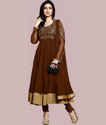 Reya Women's Georgette Semi Stitched Salwar Suit