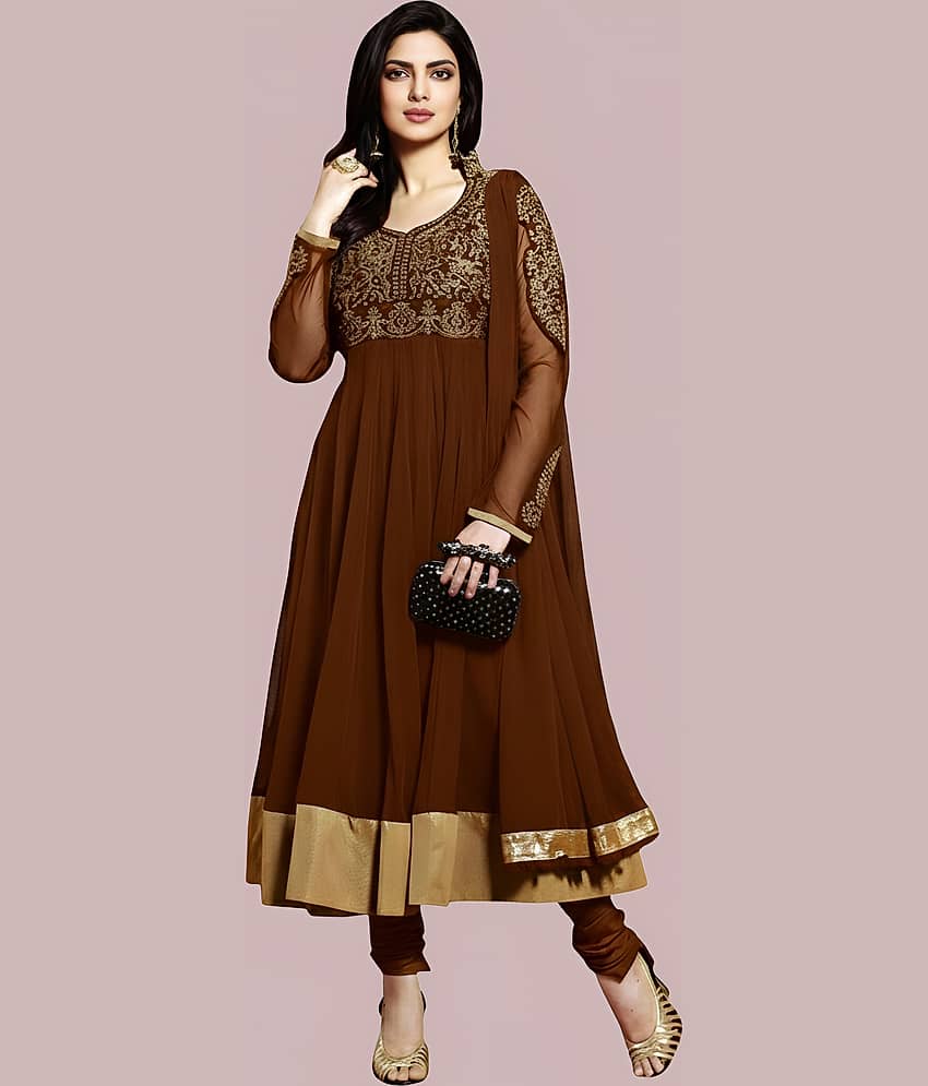 Reya Women's Georgette Semi Stitched Salwar Suit