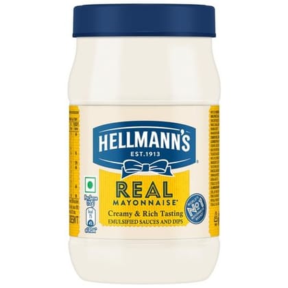 Hellmann's Real Mayonnaise - Rich, Creamy, Emulsified Sauces & Dips, For Sandwiches, Burgers, 250 g