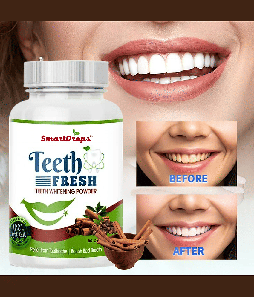 Smartdrops Teeth Whitening Powder 80