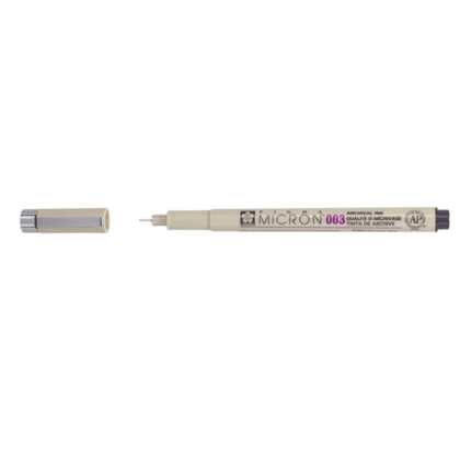SAKURA PIGMA MICRON pen 003 BLACK pack of 1