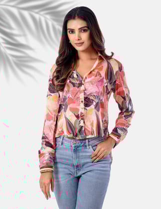 Garden of Eden High-Low Shirt-M