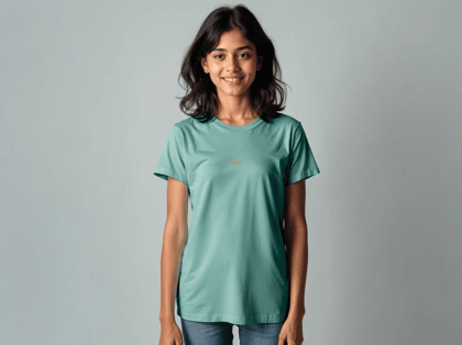 Taarak Mehta ka Ooltah Chashmah| Printed Regular Fit T-Shirts For Girls Aqua Green Color (AYE BAHUCHAK) Taarak Mehta ka Ooltah Chashmah| Printed Regular Fit T-Shirts For Girls Aqua Green Color (AYE BAHUCHAK)