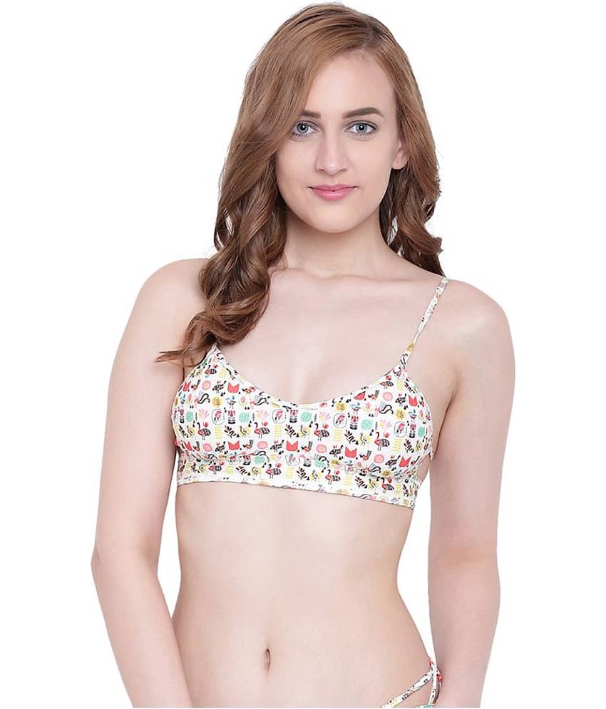 La Intimo Polyester Lightly Padded Women's Plunge Bra ( Multi Color )