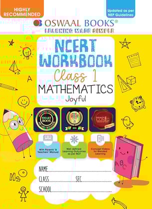 Oswaal NCERT Mathematics Joyful FOR Class 1 chapterwise presentaion of chapter in worksheets 2025 [Paperback] oswaal