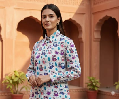 COTTON SHIRT FOR WOMEN Rajasthani Traditional.