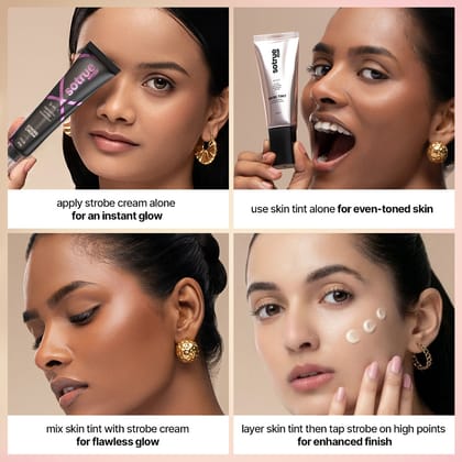 Go-to Glow Combo | Skin Tint & Strobe Cream Go-to Glow Combo | Skin Tint & Strobe Cream - Pink / 2.0 Cashew