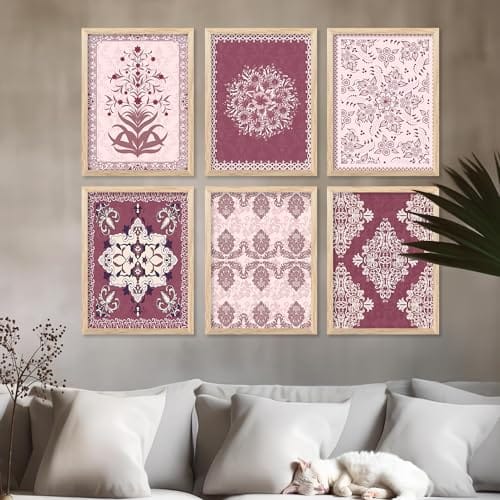 Wall paintings for living room - Paintings wall decoration Wall frames for home decor Set of 6 (10 x 13 inch,