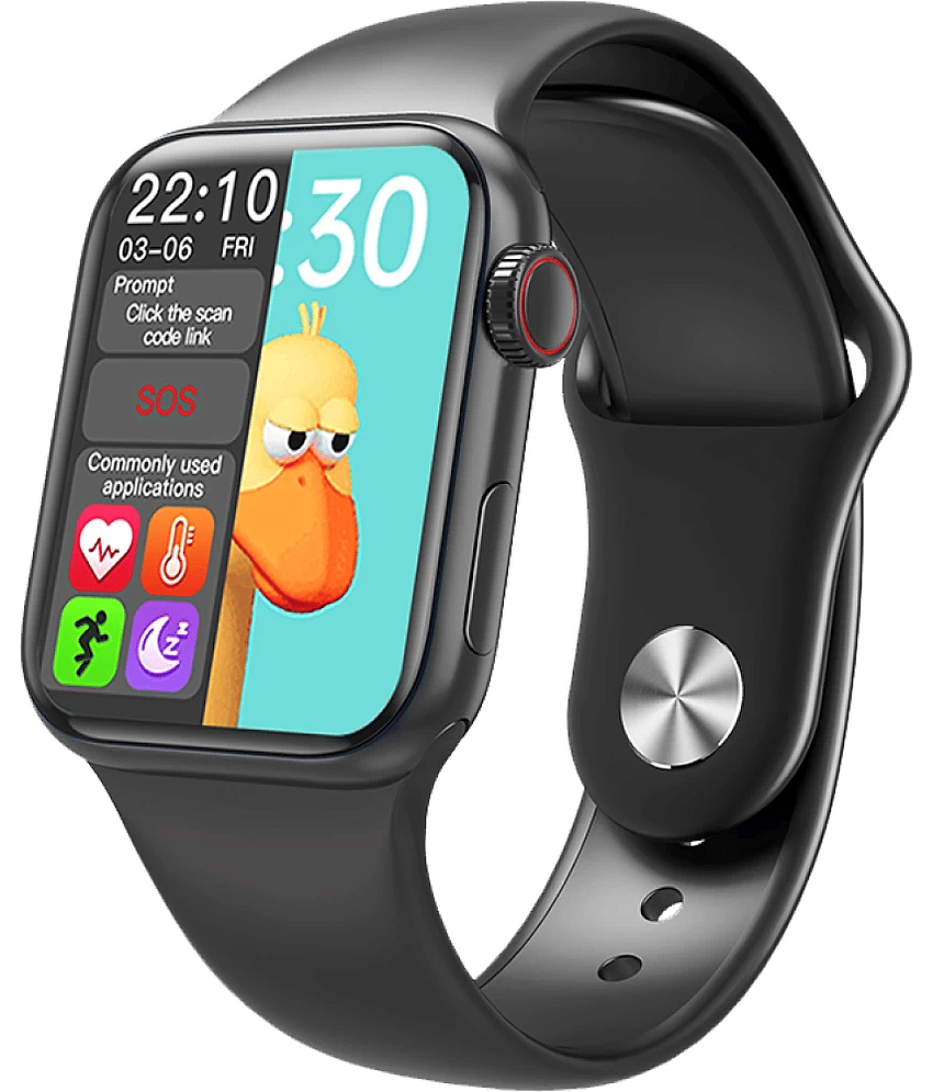 VENKAT ZONE IPS BT Calling Upto 1-2 days Smart Watch Black