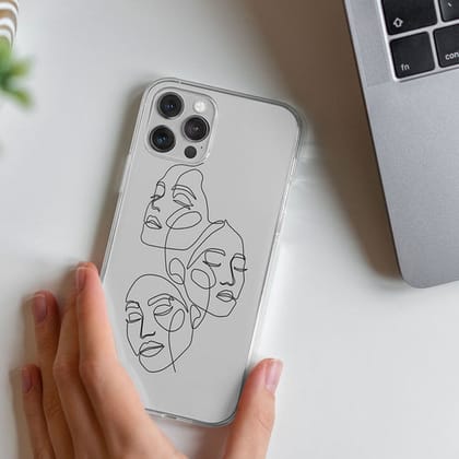 Face Art Custom Transparent Slim Soft Cases