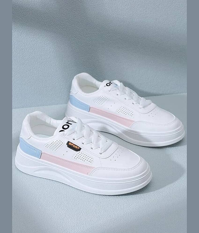 Shoetopia - White Women's Sneakers