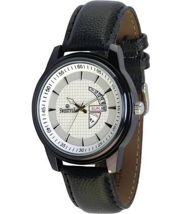 Swisstyle 1010 Leather Analog Men's Watch