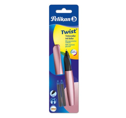 Pelikan Twist Classy Neutrals Rollerball Pen-Girly Rose