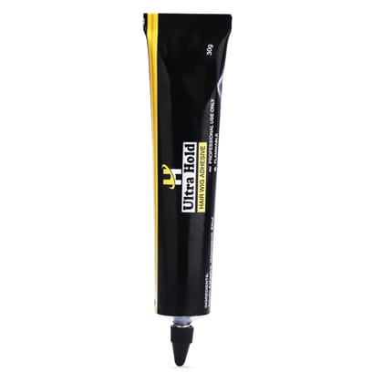 Ultra Hold Adhesive Glue Tube for Hair Patch & Wig (30gm) | Strong Waterproof Hair Patch Glue for Men & Women | Long Lasting Hold 3-5 Weeks | Skin Friendly Hair Extension Glue Ultra Hold Adhesive Glue Tube for Hair Patch & Wig (30gm) | Strong Waterproof 
