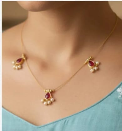 Invisible necklace/mangalsutra B