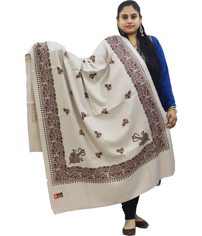 Sprha Grey Printed Shawl - ( Pack of 1 )